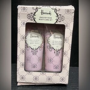 Harrods body wash and lotion NIB new sealed Harrods of England box damaged
